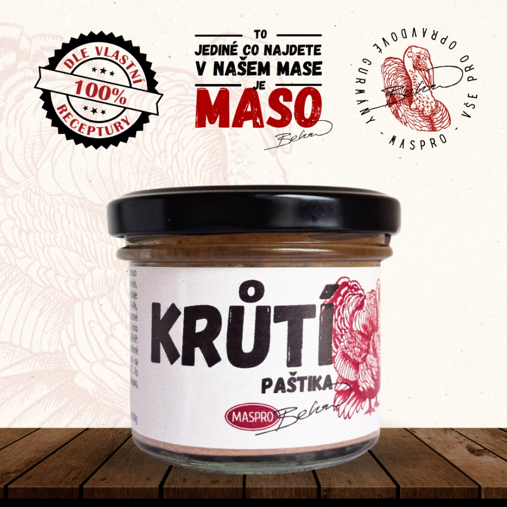 Krůtí paštika 80g