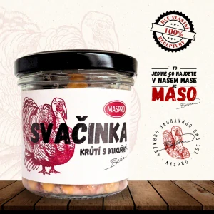 Krůtí svačinka s kukuřicí 130g